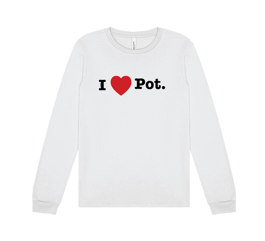 Potlove Unisex Long Sleeve Tee